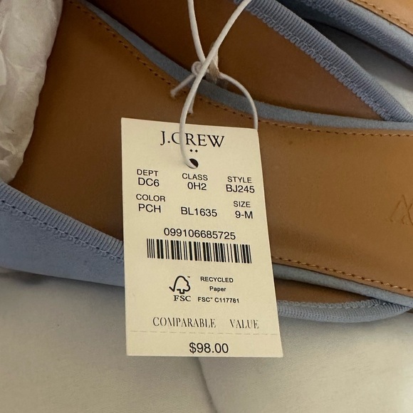 J. Crew Blue Flats - Picture 3 of 3